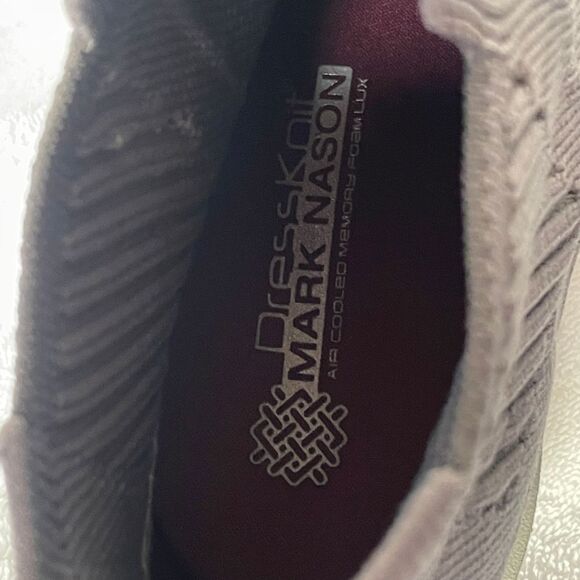 Mark Nason Mens Chelsea Boots US 6.5 Los Angeles Tamar Dress Knit Shoes Gray - Picture 8 of 9